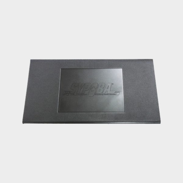 Sypoba® Schutzmatte schwarz mit Logo